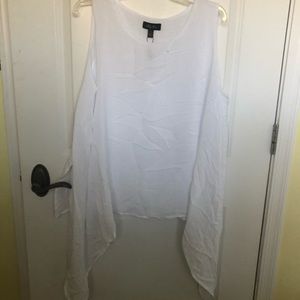 Linen Sleeveless top with cute drop sides